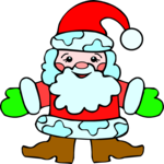 Santa Doll 3 Clip Art