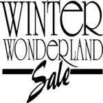 Winter Wonderland Sale Clip Art