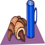 Croissant - Filled Clip Art