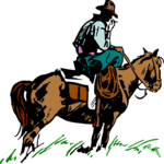 Cowboy 29 Clip Art