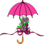 Flowers & Umbrella