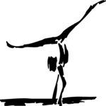 Gymnast 16 Clip Art