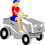 Lawnmower 03 Clip Art