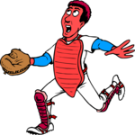 Baseball - Player 09 Clip Art