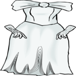 Wedding Gown 8 Clip Art