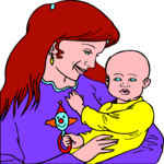 Mother Holding Baby 3