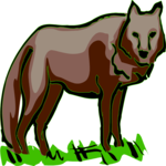 Wolf 04 Clip Art