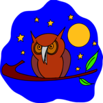 Owl 19 Clip Art