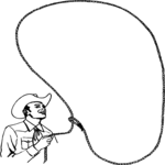 Lasso Frame 1 Clip Art