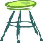 Stool 05 Clip Art