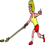 Shuffleboard 1 Clip Art