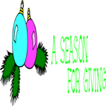 A Season For Giving Clip Art