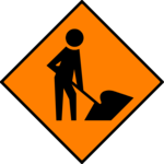 Road Work 2 Clip Art