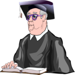 Professor Giving Speech Clip Art