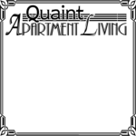 Quaint Apartment Frame
