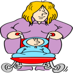 Baby in Stroller