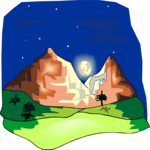 Mountains 184 Clip Art