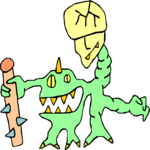 Mutant Creature 013 Clip Art