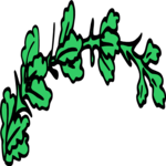 Leaf Border 15 Clip Art