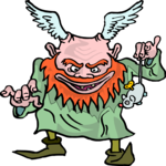 Troll with Wings