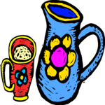 Pitcher & Cup