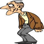 Old Man 4 Clip Art