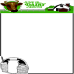 Dairy Month Frame