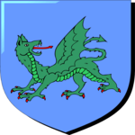 Dragon - Reguardant 1 Clip Art