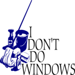 I Don't Do Windows