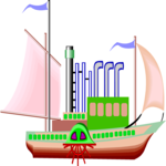 Riverboat 3 Clip Art