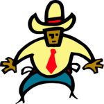 Cowboy 11 Clip Art