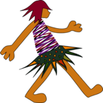 Hula Groovin' 1 Clip Art