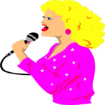 Singer 04 Clip Art