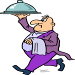 Waiter 60 Clip Art