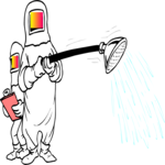 Hazmat Team 04 Clip Art