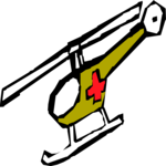 Medical Airlift (2) Clip Art