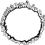 Circus - Flaming Hoop Frame
