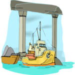 Tug Boat 3 Clip Art