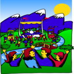 Outdoor Concert 1 Clip Art