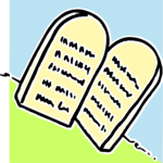 Ten Commandments 03 Clip Art