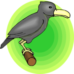 Crow 3 Clip Art