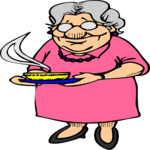 Grandmother with Soup