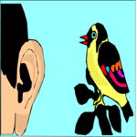 Little Bird Told Me Clip Art