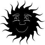 Sun 043 Clip Art