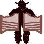 Entering Saloon Clip Art