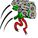 Bouquet Toss 2 Clip Art