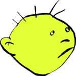 Spikehead Sad Clip Art