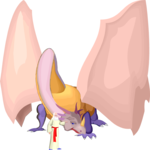 Dragon with Wizard 2 Clip Art