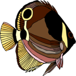 Butterfly Fish 6 Clip Art