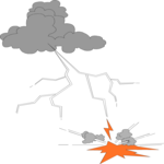 Lightning Storm 2 Clip Art